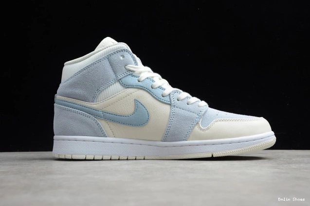 Bmlin Mid 1 Jordan Blue DA4666-100 Air Mixed Textures 0707